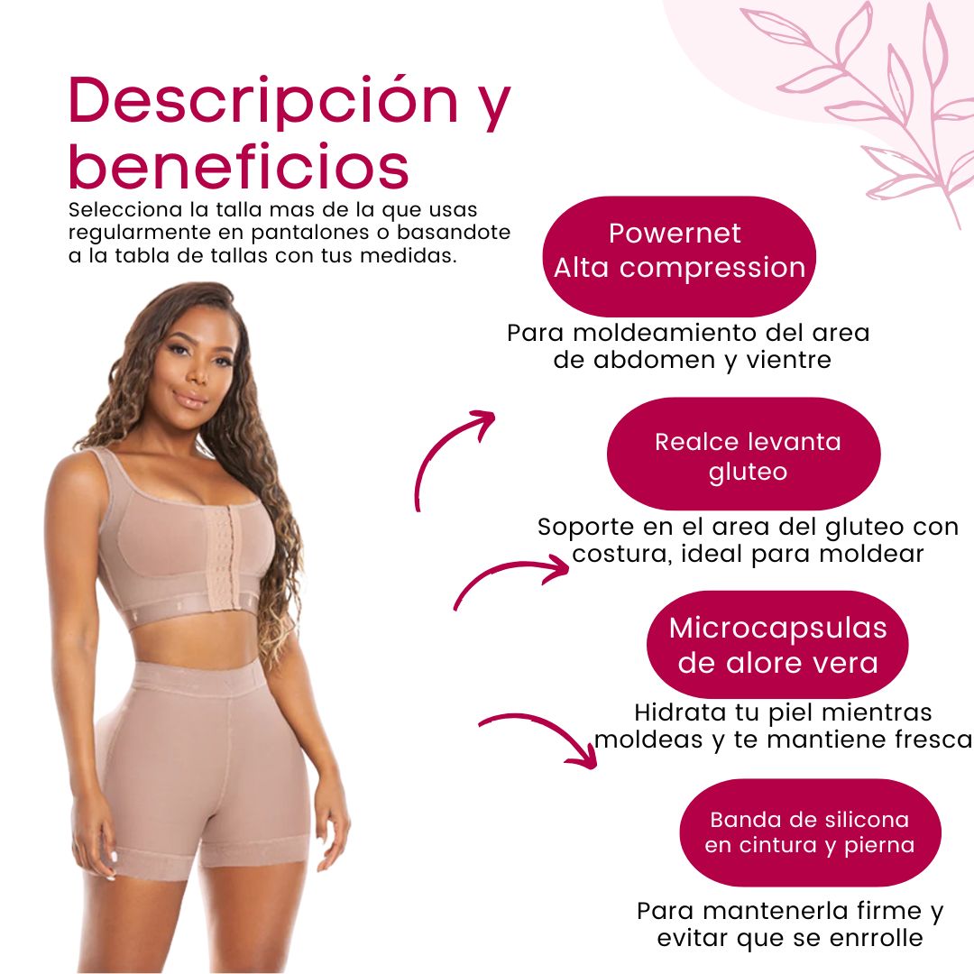 Short Levanta Cola | BBL Short sin costuras atras