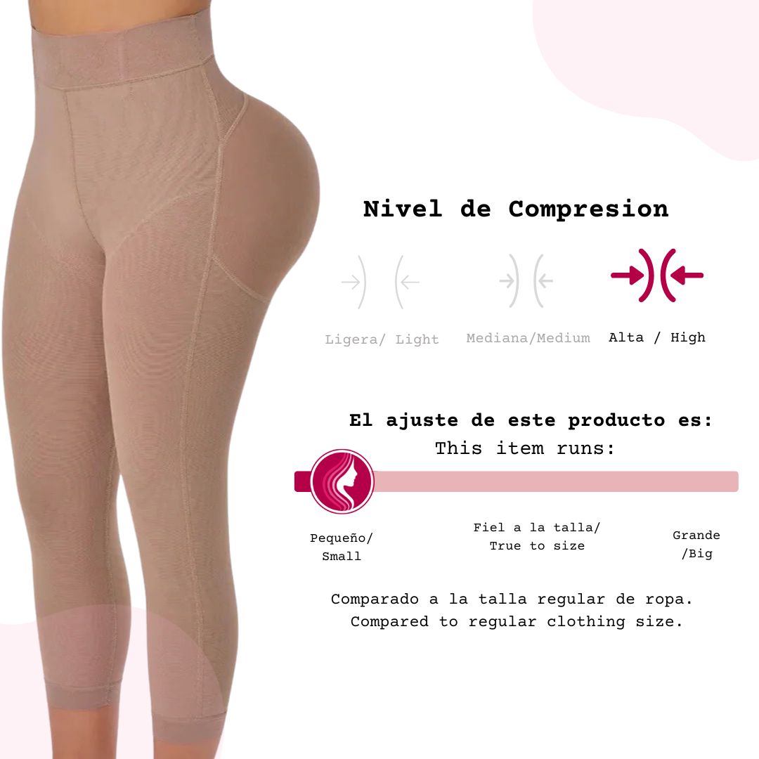 Faja Colombiana Butt lifting high compression leggings | Tobillero Levanta Cola