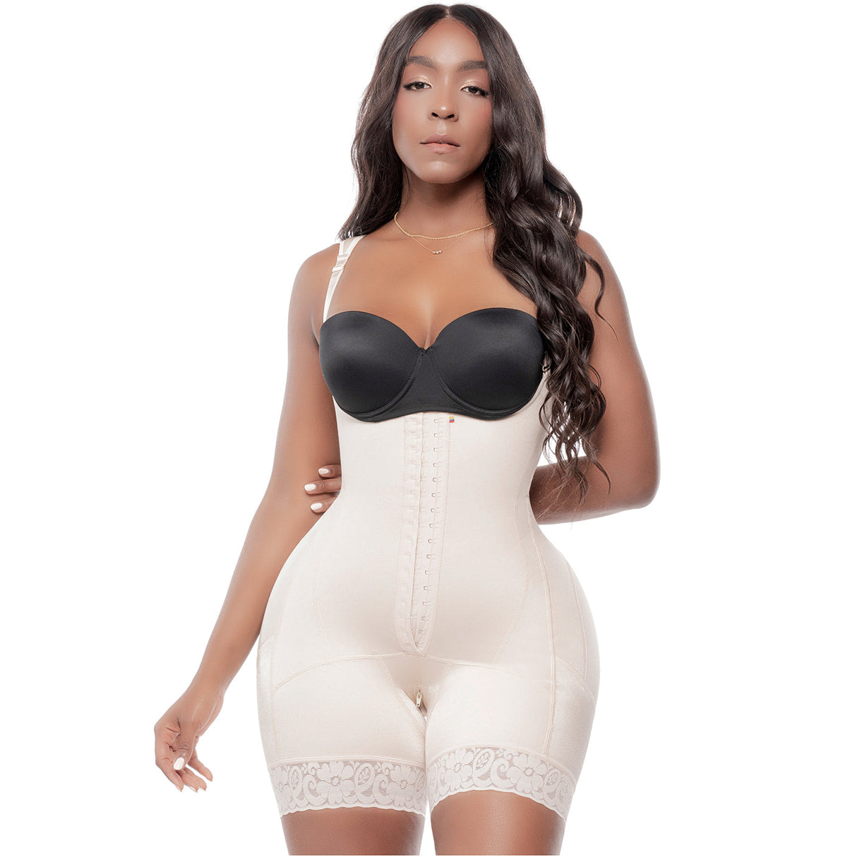 Hourglass Stage 2 Faja – Short Style with Zipper Crotch for Curvy & Post Lipo Bodies