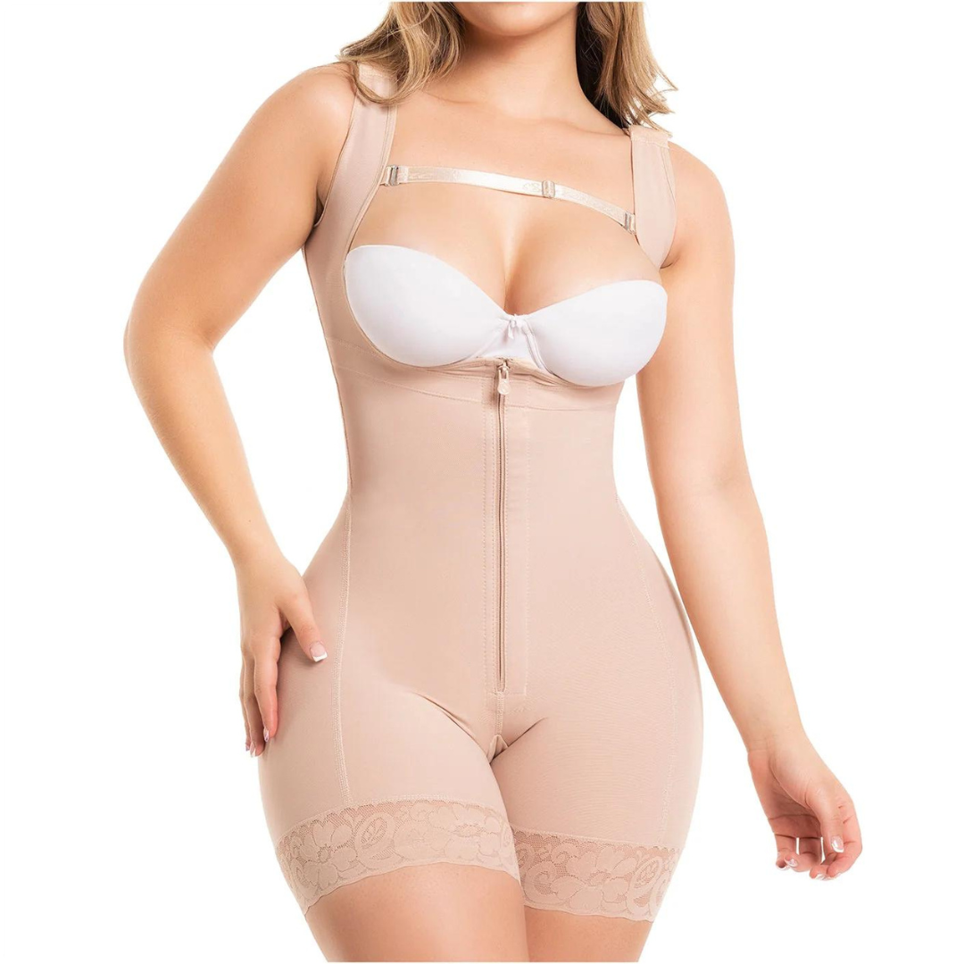 High compression Short Girdle With Brooches Bust Faja With Bust