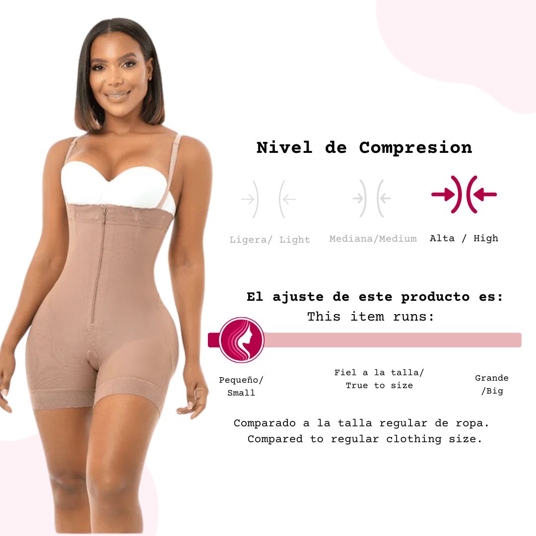 Colombian Girdle with removable straps with savila microcapsules
