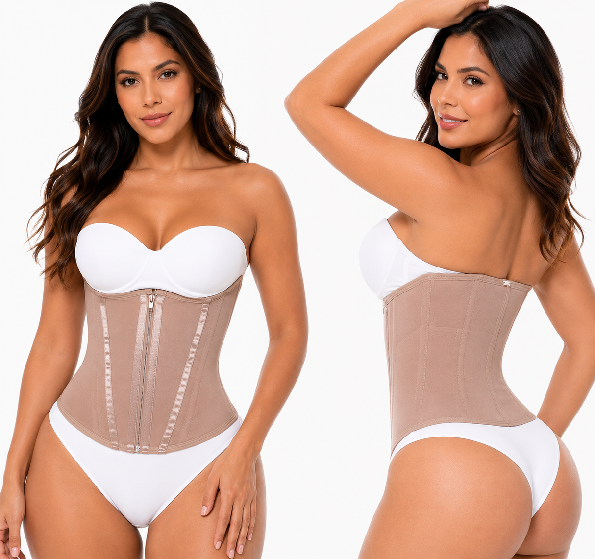 Faja Colombiana Deluxe Extreme Waist Fadle con 15 varillas | estilo corsé