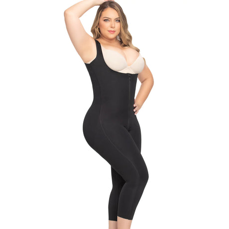 Premium Seamless Tummy Control Faja Capri #51
