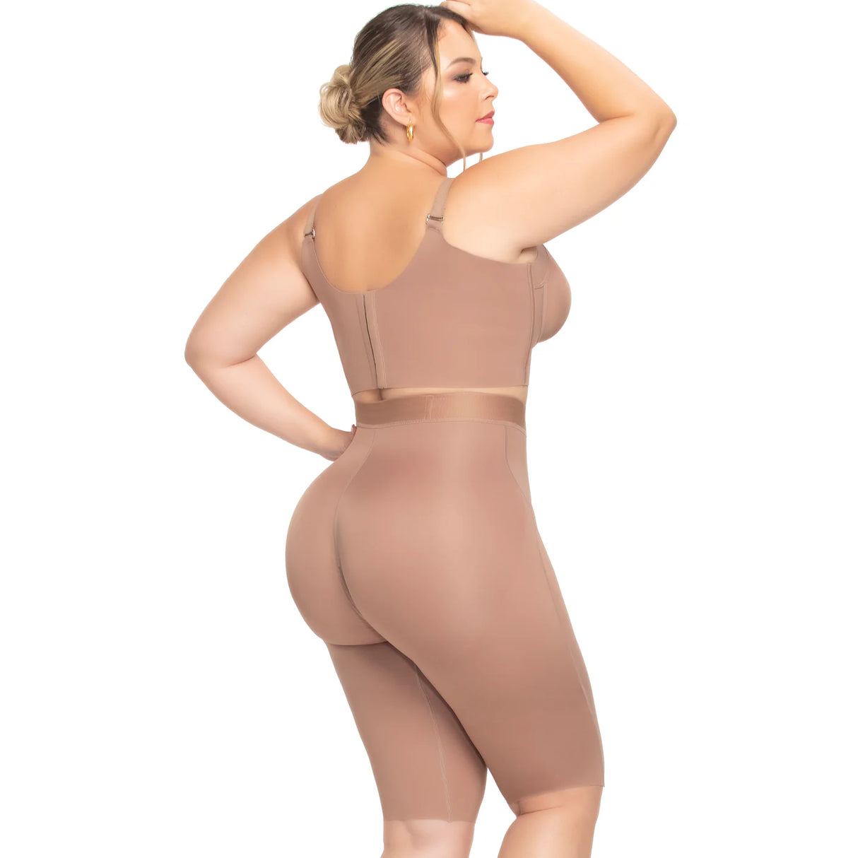 Seamless Tummy Control and Buttlifter Faja Knee-length faja Premium Collection
