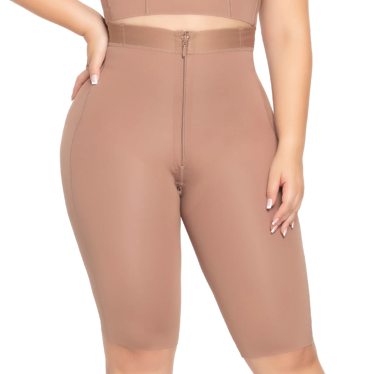 Seamless Tummy Control and Buttlifter Faja Knee-length faja Premium Collection