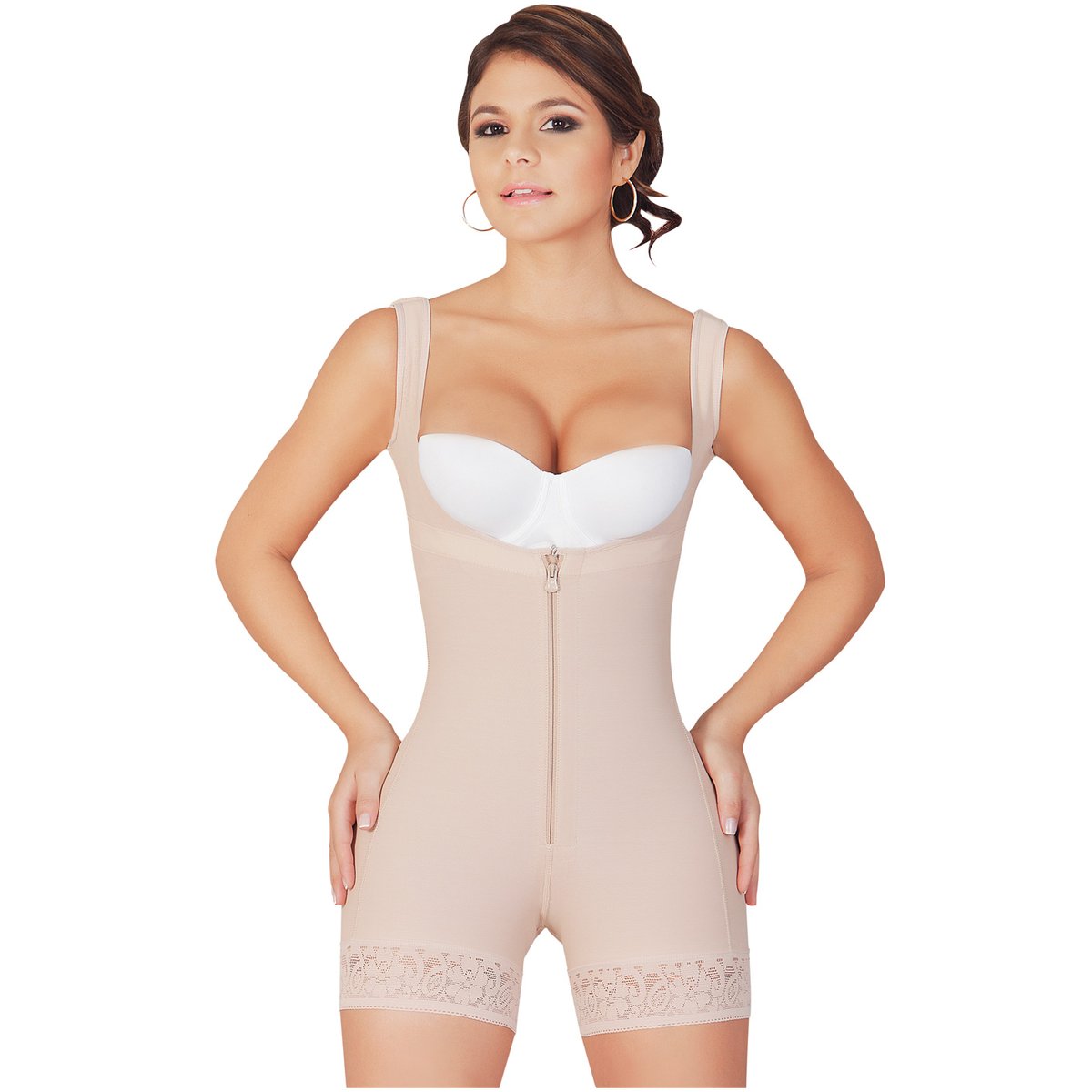 Short Colombian Shaper Girdle with thick strap