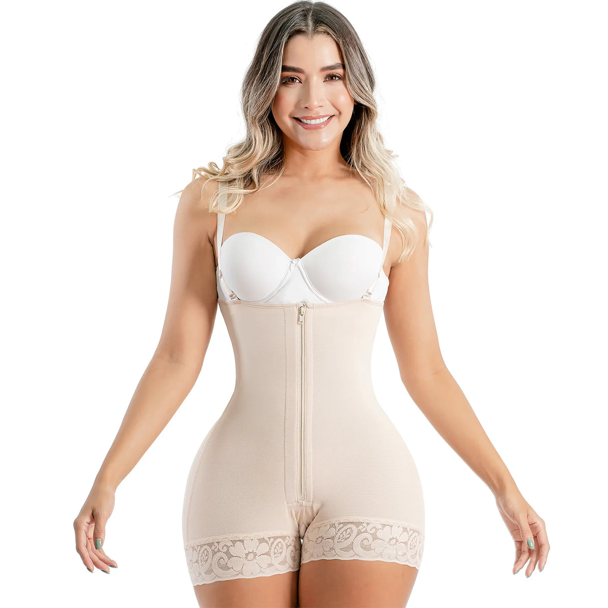 Salome 0215 Reducing Butt Lift Strapless Girdle | Colombian Girdles