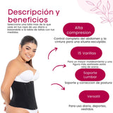 Deluxe Extreme Waist Girdle with 15 bones | corset style | Faja Colombiana