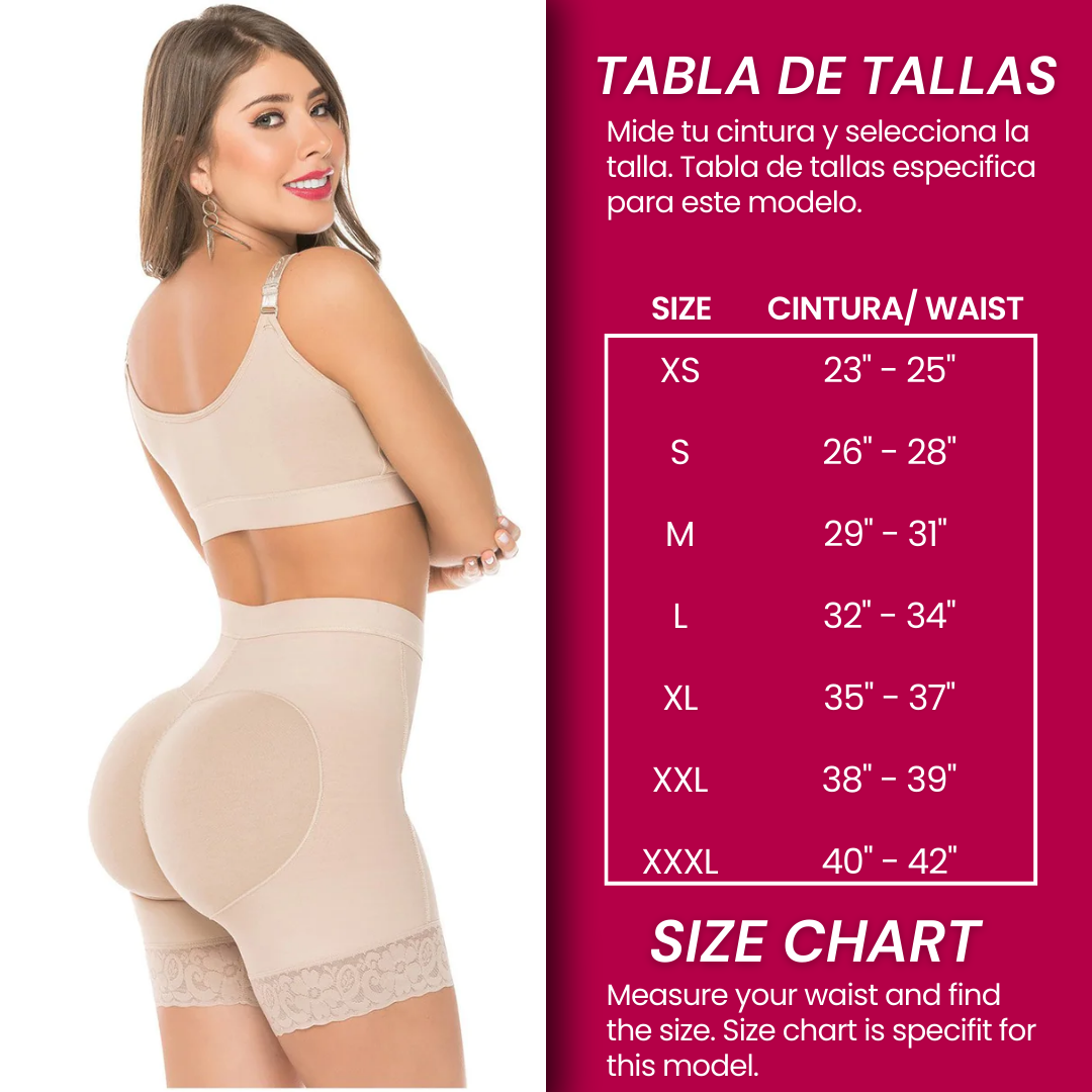 Fajas short levanta gluteos hotsell