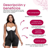 Hourglass Stage 2 Faja – Short Style with Zipper Crotch for Curvy & Post Lipo Bodies