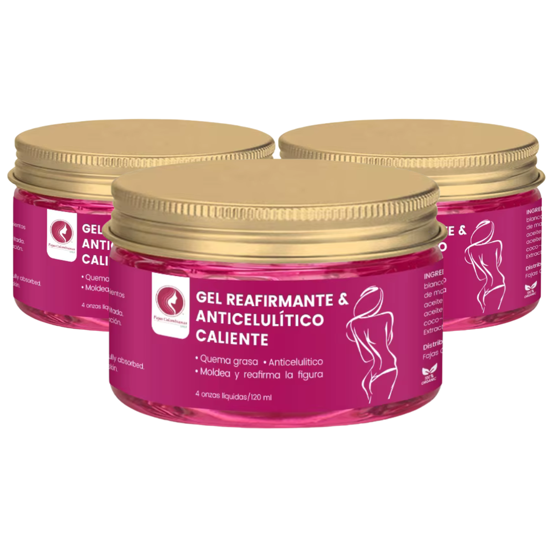 Gel Caliente - Crema Reductora | Fajas Colombianas Sale