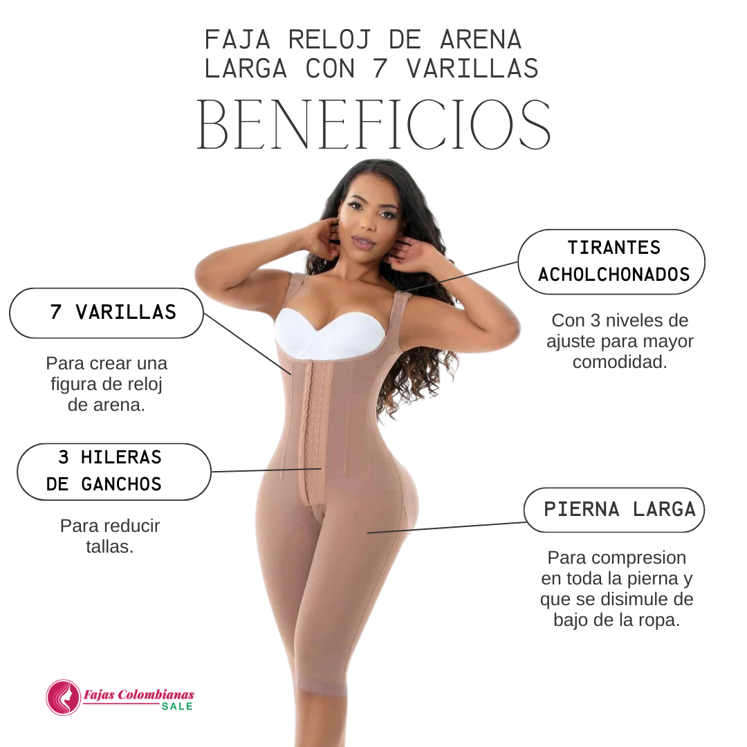 Colombian Hourglass Girdle with 7 ribs from Fajas Melibelt – Fajas  Colombianas Sale