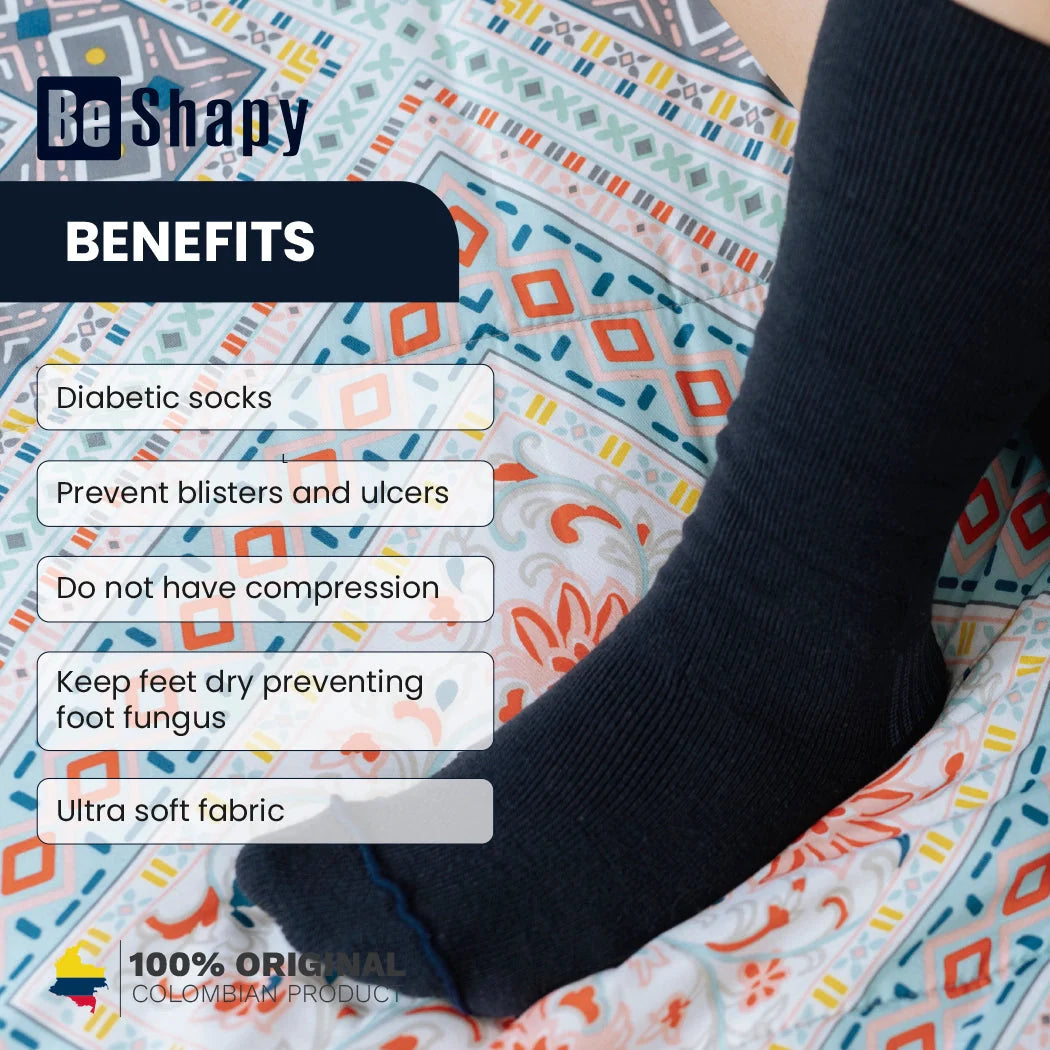 Diabetic Mid Calf Socks | Medias para Diabeticos