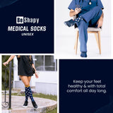 Compression Socks Open Toes Knee High Support Stockings | Medias de Compresión con Abertura en Dedos