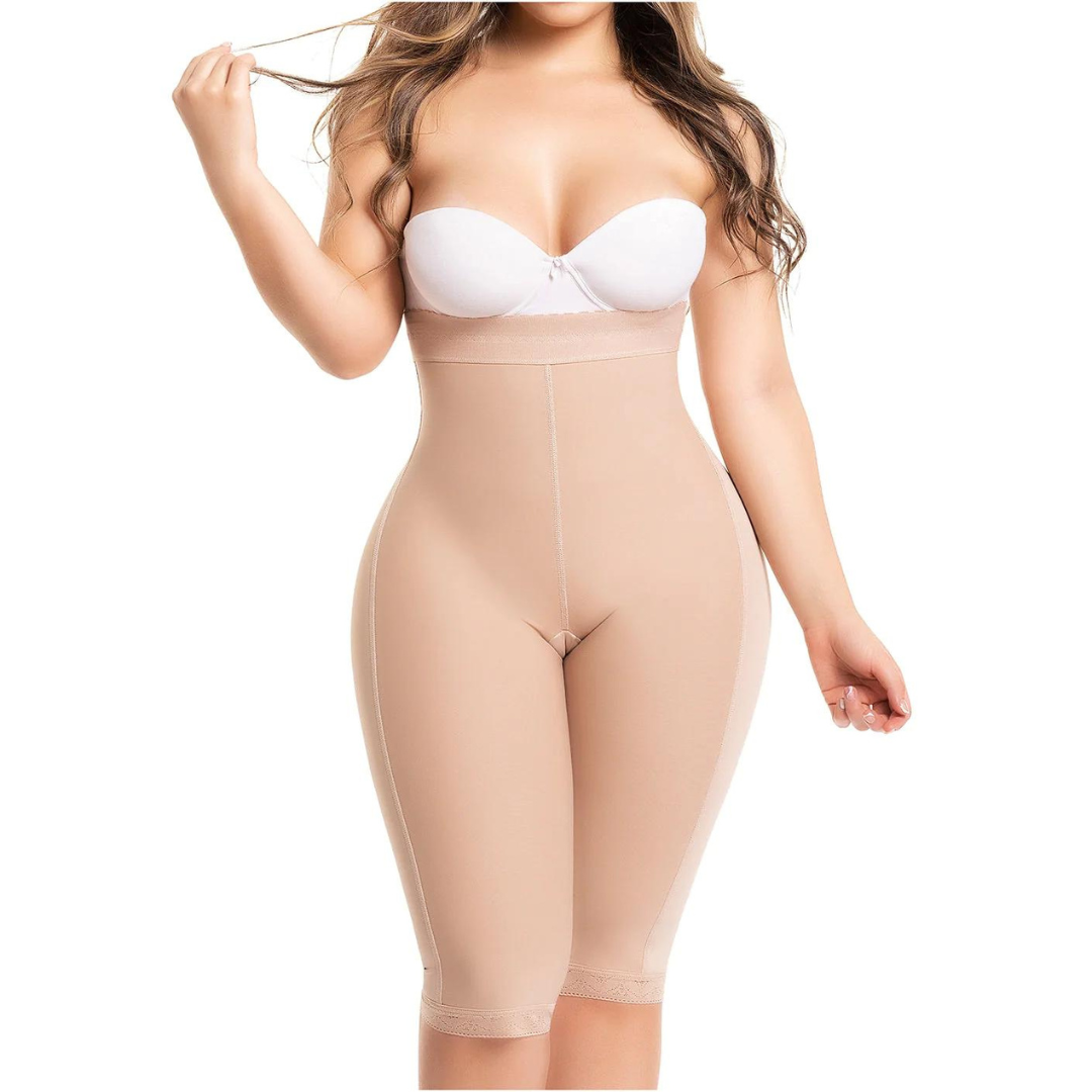 ECELEN Thong Shapewear For Women Tummy Control High Waisted Thongs Underwear  Seamless Slimming Body Shaper Panty