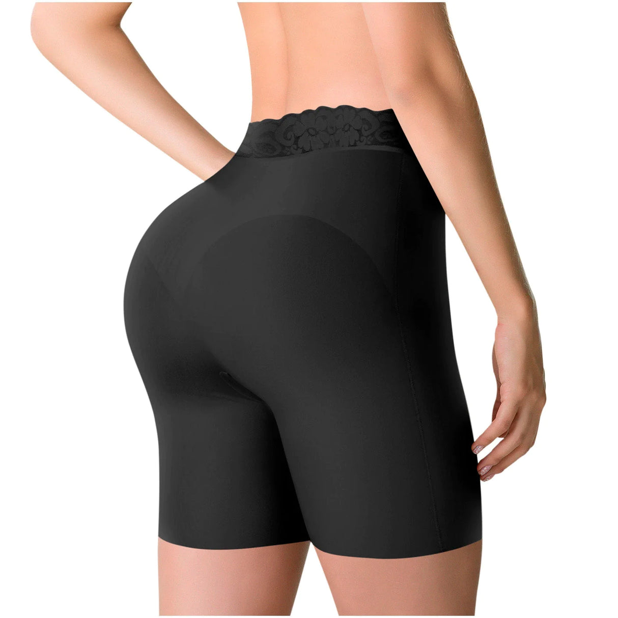 Colombian Fajas Butt Lifter Pants With Seven Split Crotch And Leg