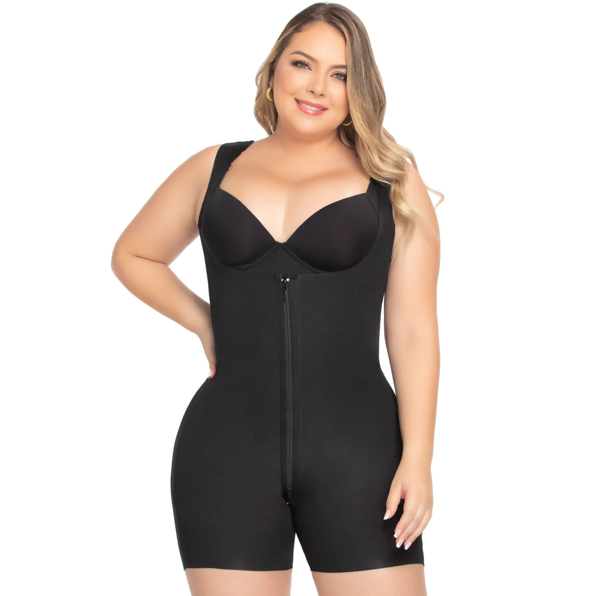 Premium Seamless Shapewear Bodysuit Short Faja