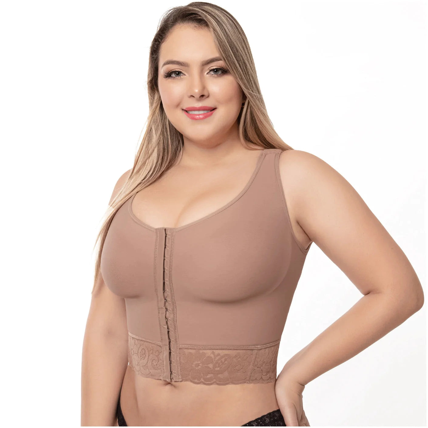 Custom Logo Women Post Surgery Recovery Tops Posture Corrector Front Closure  Body Faja Shapewaer Bras with Breast Support Band - China Shapewear Bra and  Shapewear Bra Top price