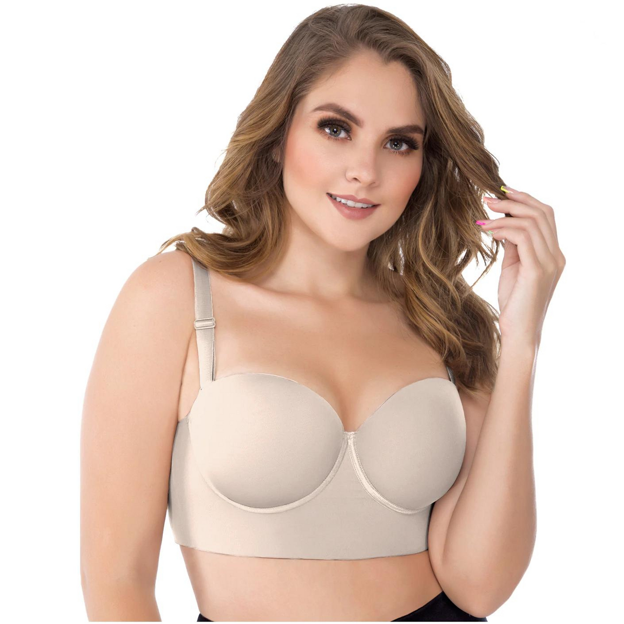 Strapless Push Up Bra | No more fat on the back – Fajas Colombianas Sale