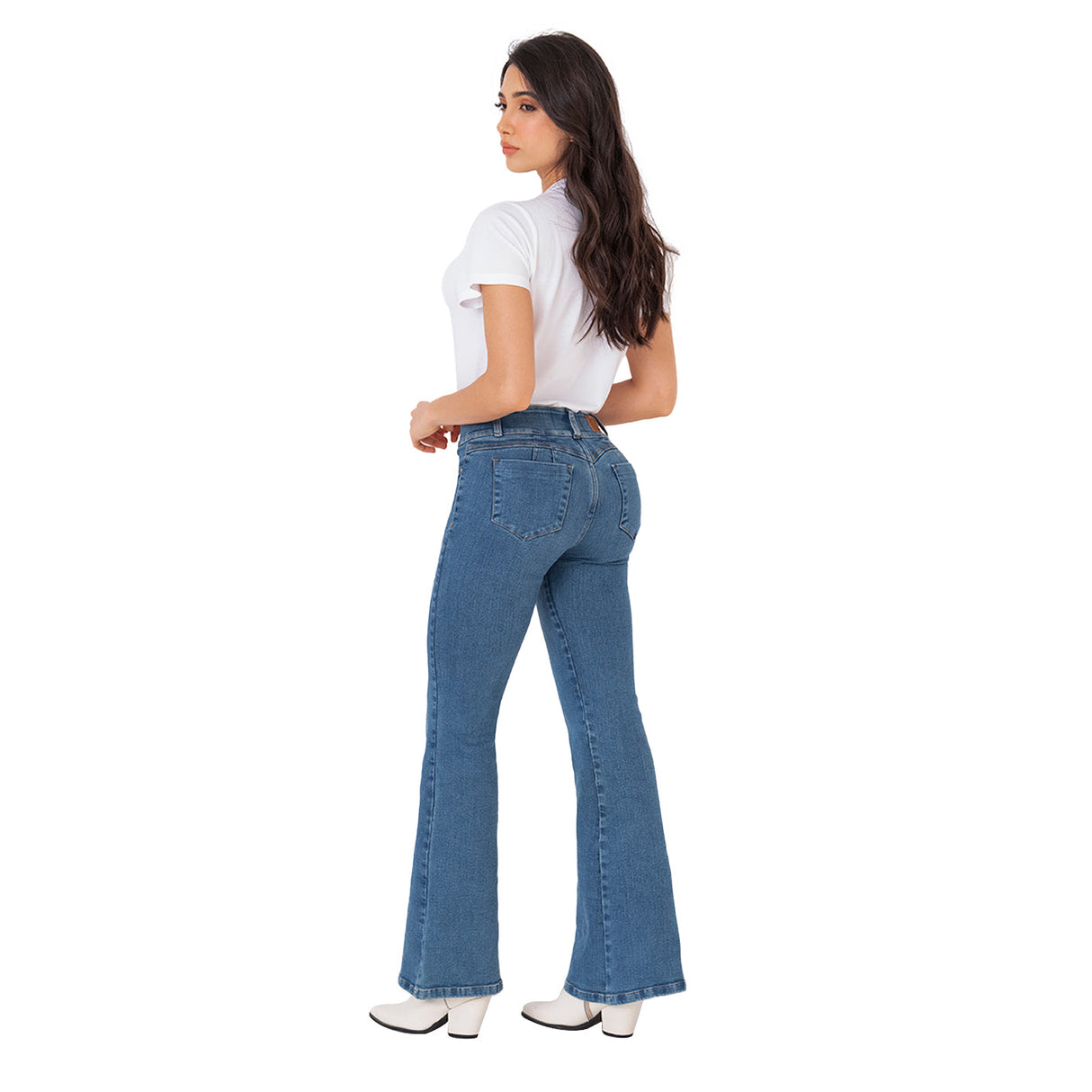 Pantalones Colombianos Levanta Cola  Butt Lifting Jeans for Women  Colombian Jeans for Women Butt Lift Boot Cut Jeans Blue, Dark Blue 34518, 3  : : Clothing, Shoes & Accessories