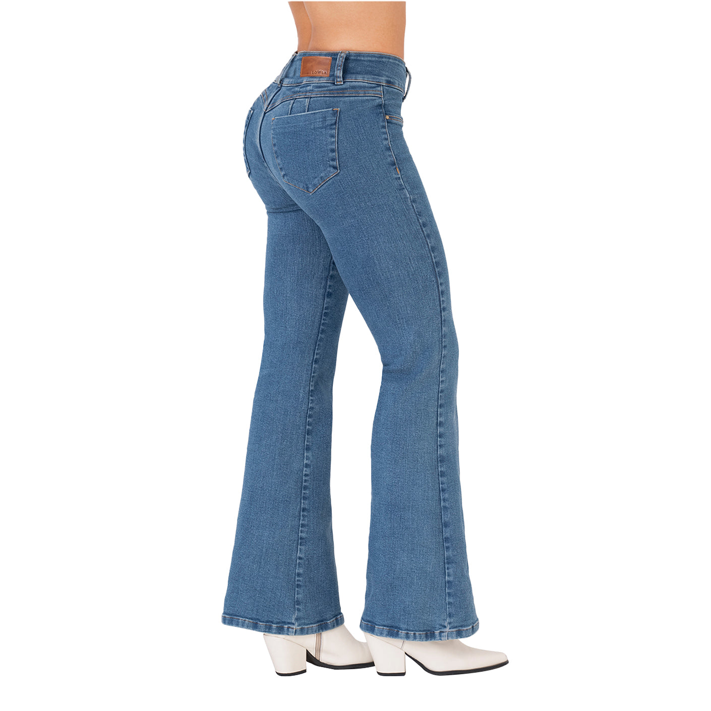 Jeans Colombianos Levanta Cola Push Up Skinny Pantalones de Mujer LOWLA  21892