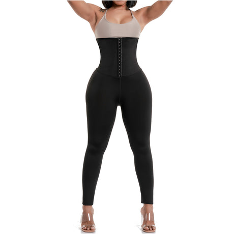 Leggings moldeador de cintura con realce de glúteos.