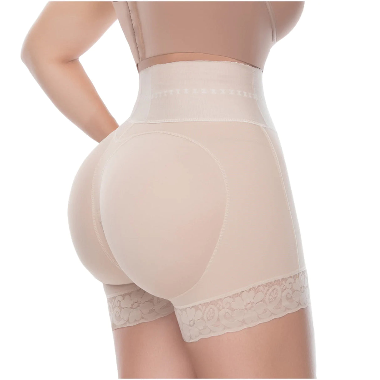 High Waist Butt Lifter Short W/ Natural Lift Shapewear Women Sikims Body  Shaper High Quality Faja Colombiana White