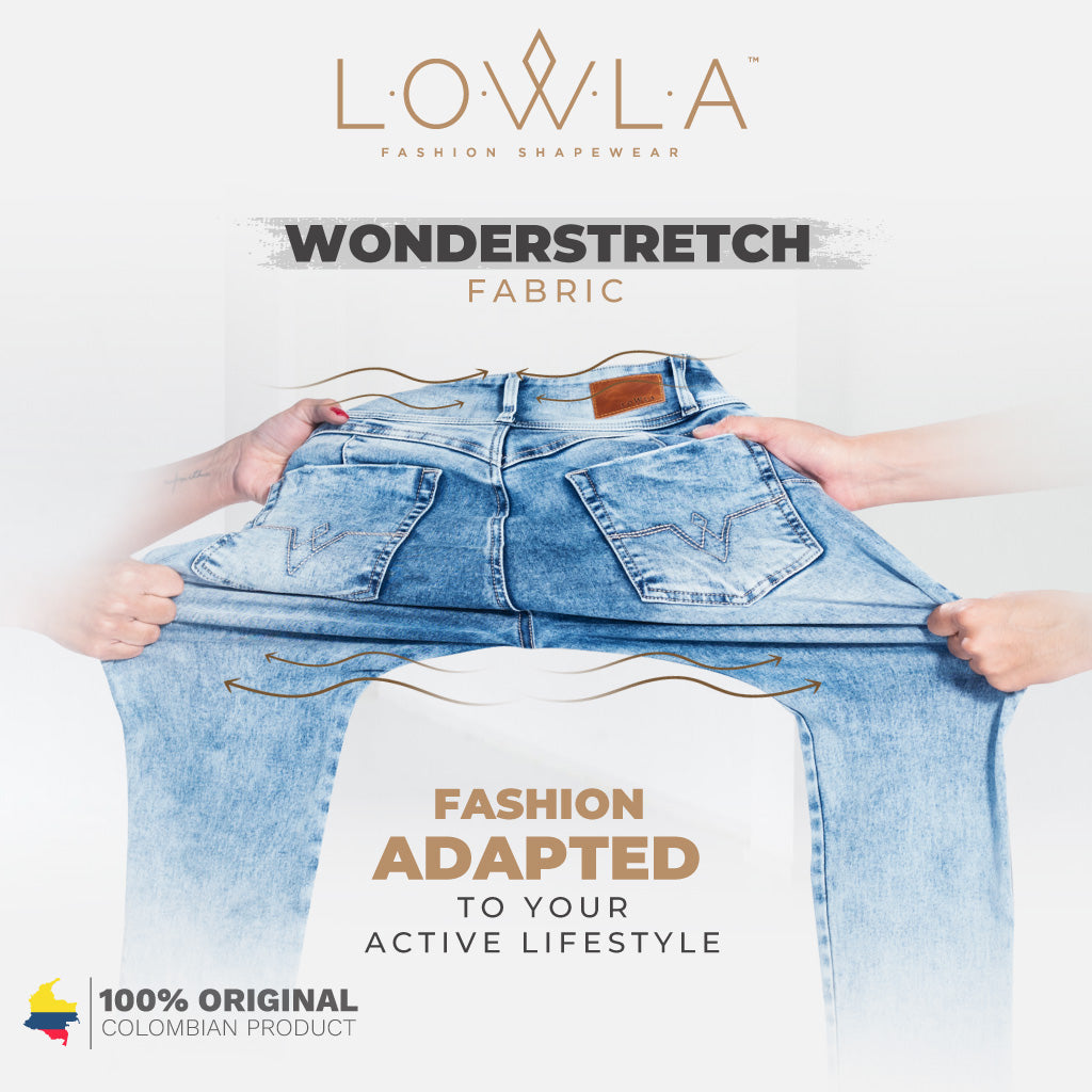 L.O.W.L.A SHAPEWEAR Lowla Compression Mid Rise Skinny Jeggings for Women |  Pantalones Levanta Cola