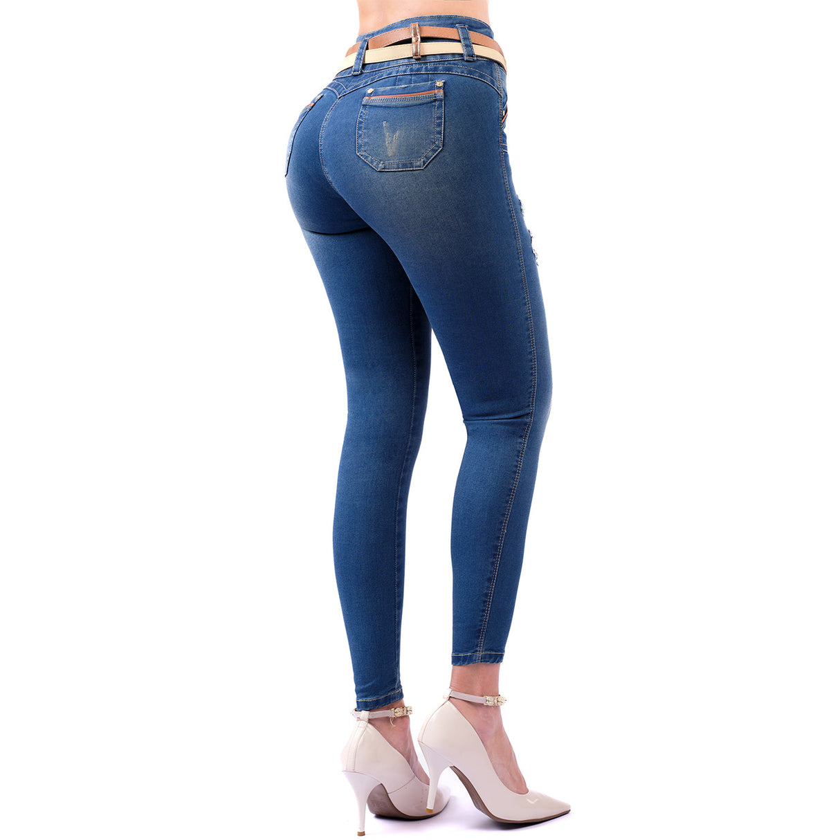 Womens Butt Lift, Skinny, high Waist Colombian Original Jeans Push