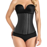Waist Trainer Latex long torso with 3 rows of hooks