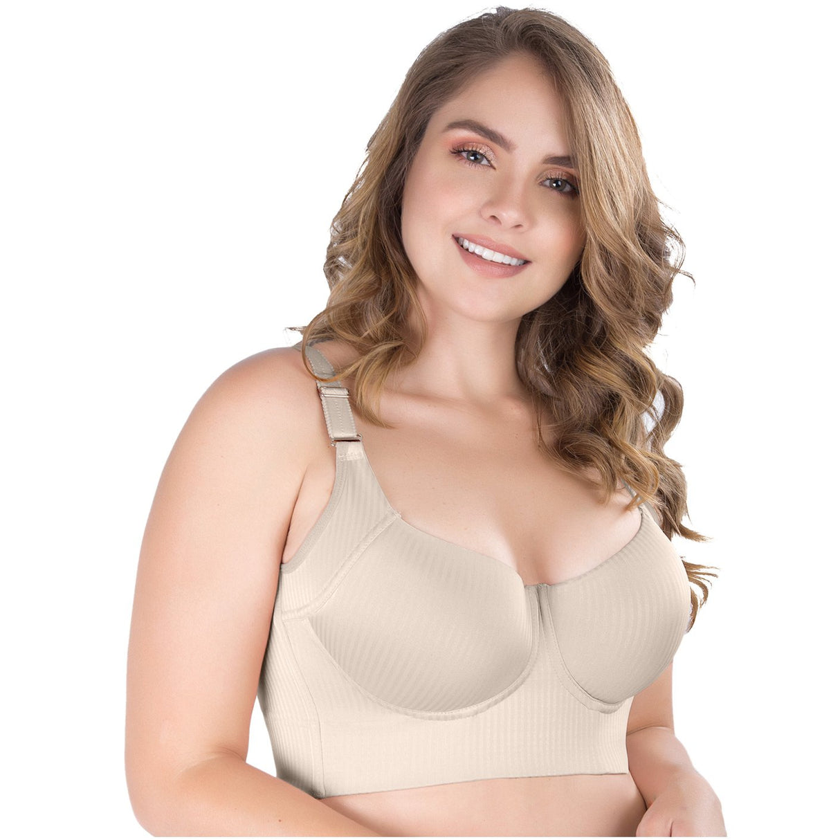 High Compression Push Up Bra with Side Support