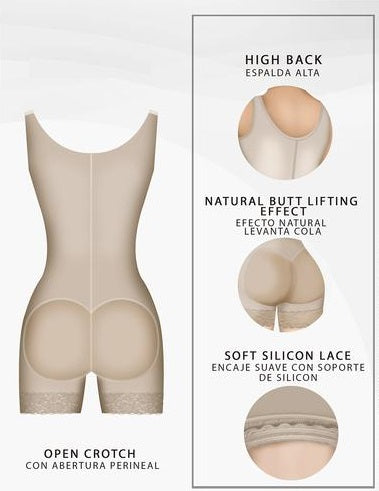 Premium Girdle for Women Fajas Colombianas Fresh and Light-Fajas Reductoras  y Moldeadoras Short Bodysuit Strapless Open-Bust Body Shaper Faja Buttocks  enh 