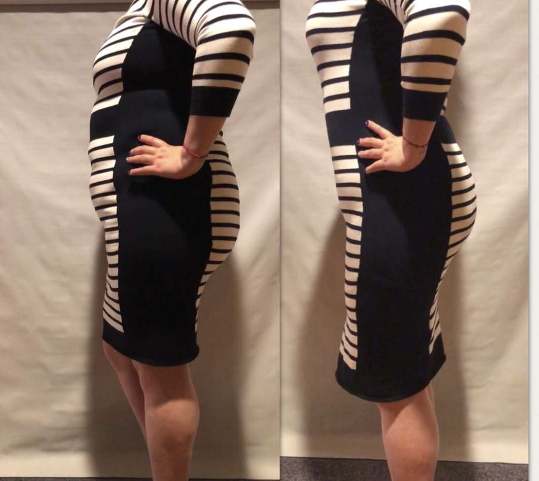 3128 Long Sleeve Maxi Shapewear Dress – Cali Curves Colombian Fajas