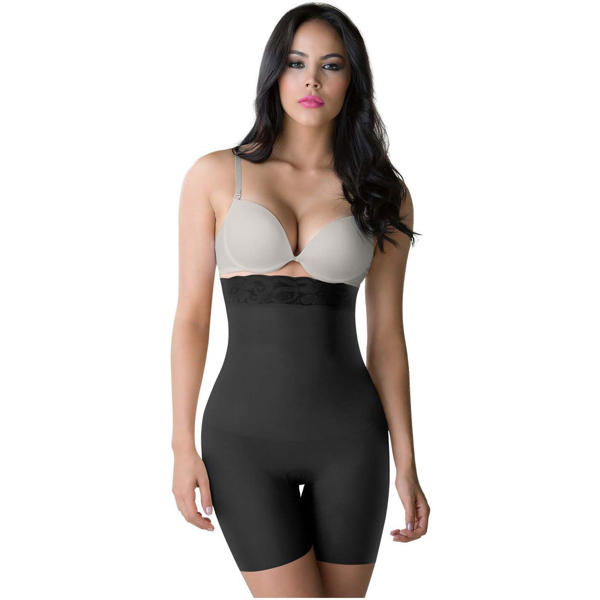 Extra high waist shorts | Shapes and controls abdomen, hips, legs and  buttocks with low compression