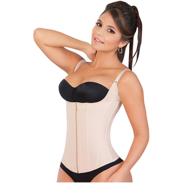 Fajas Salome 0412 | Strapless Butt Lifting Shapewear Girdle for Dresses |  Daily Use Body Shaper
